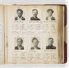 (CALFORNIA -- CRIME) Album containing 966 mug shots of male criminals in Folsom Prison during the height of the Depression.